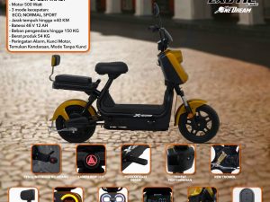 Sepeda Listrik Exotic X620 - Sepeda Tangguh Harga Murah